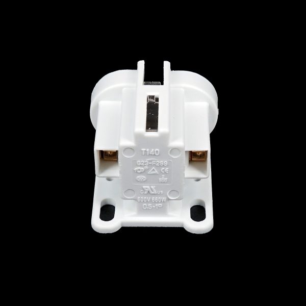 Pack of 10 G23 2-pin plug H-type lamp holder for Philips 9W UVB UVA UV Lamp